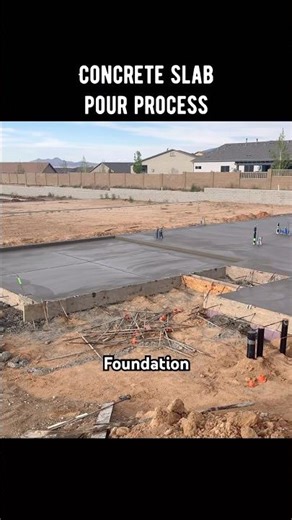 Concrete Slab Foundation Pour Process | How a House is Built