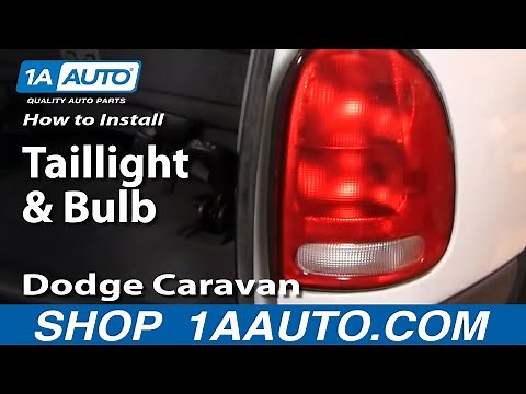 How to Replace Tail Light 96-00 Dodge Caravan