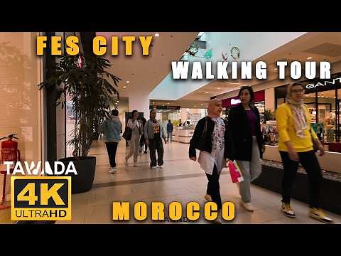 FES city day to night walking tour - Morocco 4k UHD