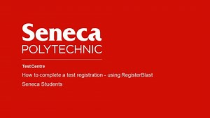 Test Centre RegisterBlast Student Access and Registration