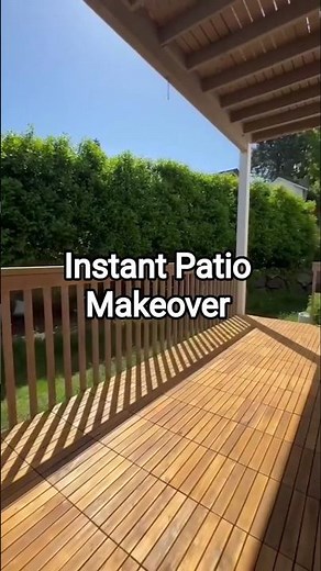 Interlocking Deck Tiles – Easy DIY Patio Makeover 🏡✨