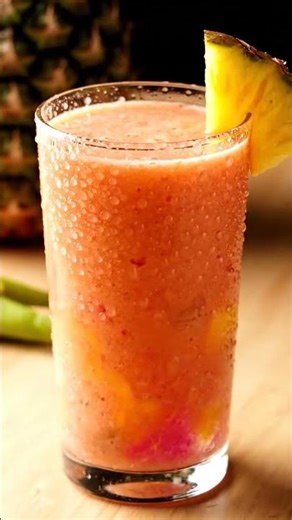 Refreshing Pineapple Mango Juice 🥭🍍 | Fresh Summer Drink Recipe | Healthy & Delicious