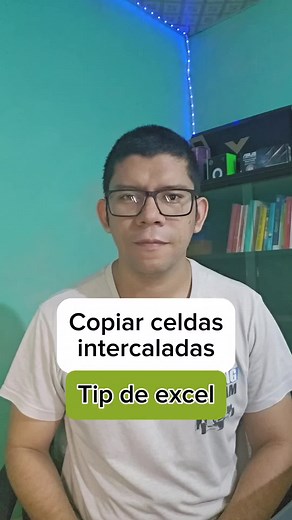 Copiar celdas intercaladas en excel #excel #exceltips #tutorial #tips #windows
