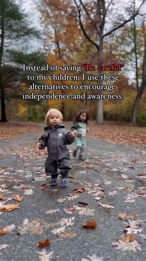 These everyday tips can help to foster independence and mindfulness in your child👇 🌱💡 🔹 Give clear and calm instructions: Instead of simply saying “Be careful”, offer specific guidance. Try “Watch your step so you don’t trip” or “Look ahead while you walk”. This helps your child learn to navigate safely and independently. 🔹 Encourage self-reflection: Help your child think for themselves by asking, “What happens when you run?” or “How does the ground feel when you walk slowly?” These questio