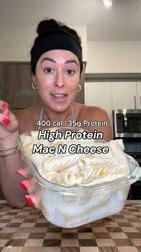 HIGH PROTEIN MAC N CHEESE #recipe #food #foodie #healthy