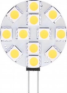 G4/GU4 LED lamp 12-24V 2,4W SMD 2900K dimbaar | bol