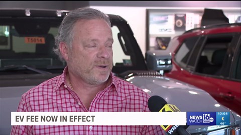 New registration fee on electric and hybrid vehicles in effect