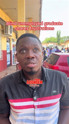 A visually impaired graduate, has shared his frustration over years of unsuccessful job hunting in Ghana, highlighting the difficulties many persons with disabilities face in securing employment. He spoke following a press conference by the Coalition of Unemployed Graduates with Disabilities, where members raised concerns about the barriers keeping many qualified persons with disabilities out of the workforce despite protections under the Persons with Disability Act, 2006 (Act 715). #abontendiar