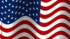 united state of america waving flag footage video background