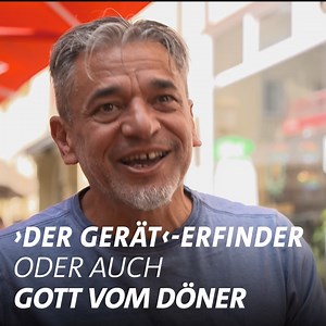 🔪🌯 "Der Gerät" – die Kult-Döner-Schneidemaschine von Duran Kabakyer aus Aalen! Schneidet komplett schweißfrei und hat viele weitere Vorteile: Ein Dönerladen-Inhaber in Berlin gerät direkt ins Schwärmen.🗣️ | SWR
