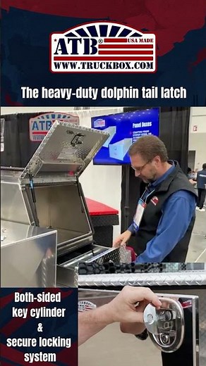 Heavy-Duty Dolphin Tail T-Handle | Secure Locking System by American Truckboxes