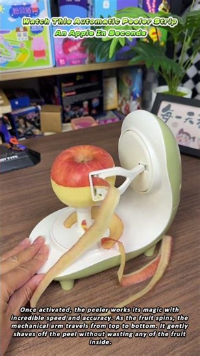 Watch This Automatic Peeler Strip An Apple In Seconds