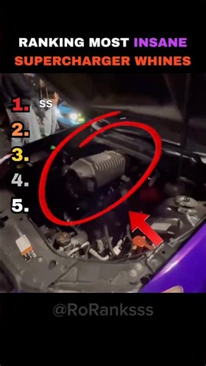 RANKING THE MOST INSANE SUPERCHARGER WHINES 🤯🔊 (You Won’t Agree)