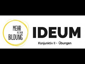 Konjunktiv II Übungen