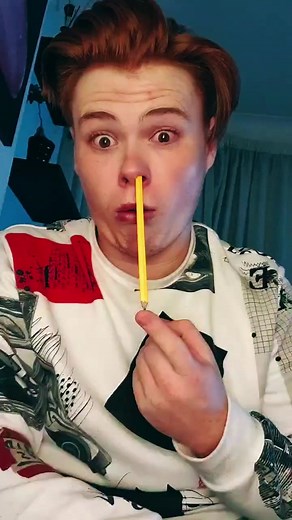 Stuck a Pencil Up My Nose for Laughs!