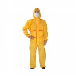 [Hot Item] Safety Clothing Type III Hazmat Suit Antistatic Anti-Acid and Alkali Disposable Protective Clothing