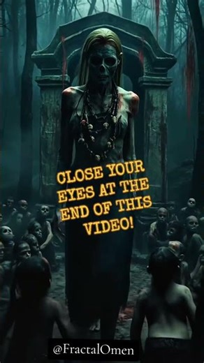 When the Voodoo Priestess Starts Her Forest Ritual… and the Kids Aren’t Playing Tag 😳🌫️