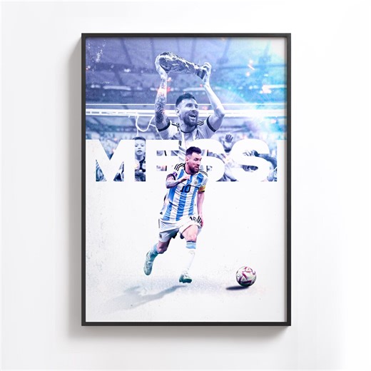 Messi Poster, Argentina National Team Wall Decoration, Football Gift, (digital Download) - Etsy