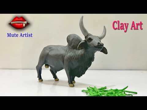 How to Make a Clay Bull | Easy DIY Clay Sculpting Tutorial for Beginners