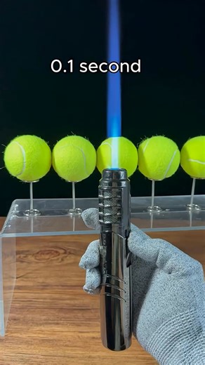 59K views · 13 reactions | Powerful Lighter vs Tennis Ball | The Thinker | Facebook