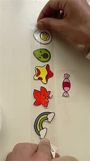 😍Cheapest and Easiest hack to make Market Style Stickers at home/Easy craft idea #craft#diy #shorts
