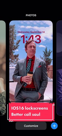 Breaking Bad and Better Call Saul Inspired iOS16 Lock Screen Wallpapers
