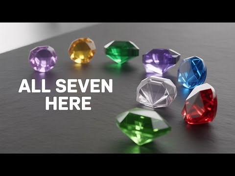 All 7 Sonic Chaos Emeralds Found in Real Life!