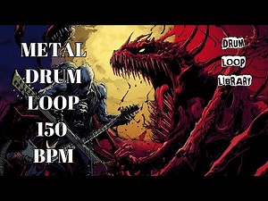 150 BPM Metal Drum Loop – Heavy & Relentless Groove