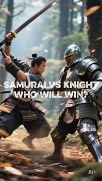 Samurai vs Knight, who will win?#samurai #knight #fighting #facts #shorts