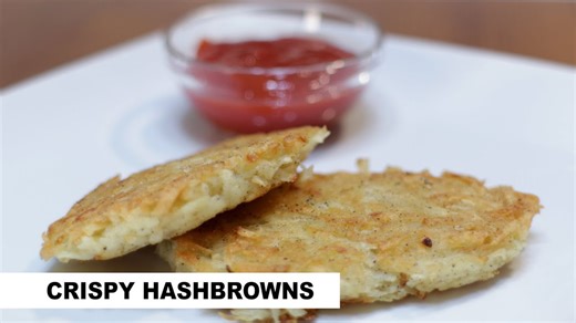 Homemade crispy hash browns recipe