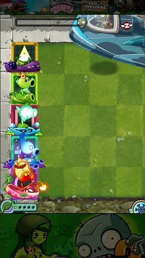 PvZ2 - Epic Battle: 5 Pairs plant Power-Up vs. Invisible Plane #Shorts #pvz #pvz2 #pvzfusion