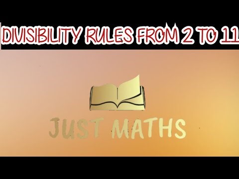 Divisibility Rules | Mathematics| justmaths_1 | Iqbal Sir