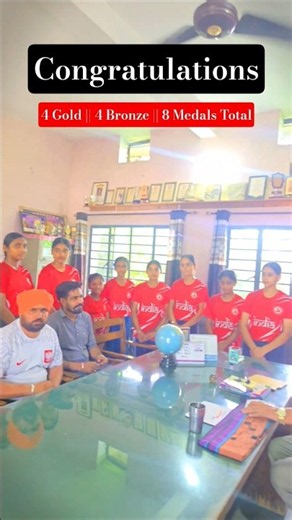 Congratulations 4 Gold and 4 Bronze Medals #Sports #medalist #motivation