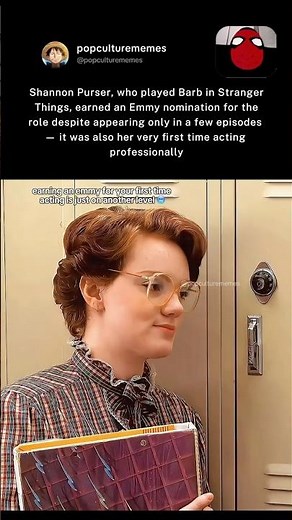 Shannon Purser Got An Emmy Nom For Her First Acting Job Ever As Barb In Stranger Things #st5