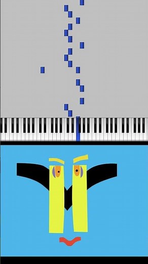 Sesame Street - Abstract Count 20 (Piano Version) #shorts