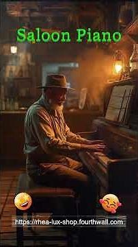 Saloon Piano 🤠🔥 Old West Honky Tonk | Relaxing Ragtime Piano Music
