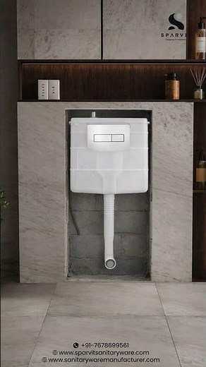 Sleek Concealed Cisterns for Modern Bathrooms | Space-Saving Wall-Mounted Solutions