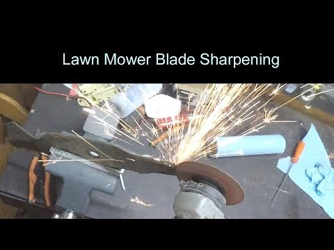 How to sharpen lawn mower blades cub cadet lt 1022