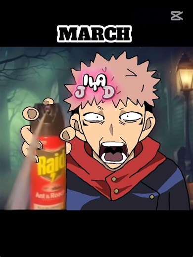 your month... your jjk character(part 2 will come but it will be very very time)#shorts# funny