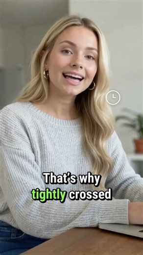 🦵 What It Means When Someone Crosses Their Legs Tightly #psychology #shorts