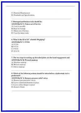 Pipefitter NCCER Test Questions And Answers With Verified Solutions Already Passed 636x882