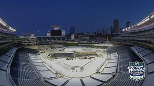 Winter Classic rink time lapse