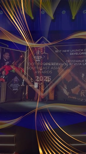 4.4K views · 55 reactions | Crosswalk Tower is the Best New Launch Condominium Development at DOT Property Southeast Asia Awards 2025. Visit www.vistaresidences.com.ph to learn more. | Vista Residences | Facebook