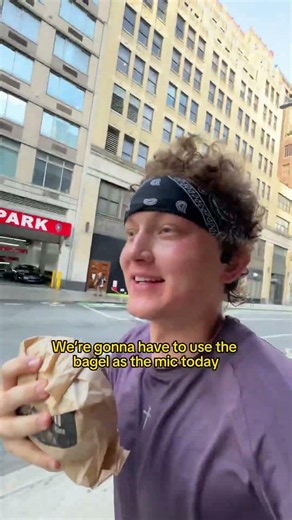 TRYING THE BEST BAGEL IN NYC 🥯👀 #bagels #nyc