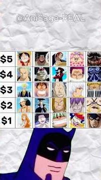 Only $15 to build a One Piece crew challenge #luffy