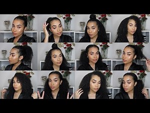 EASY & QUICK CURLY HAIRSTYLES | 3B, 3C, 4A HAIR TYPE