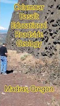Discover Columnar Basalt Educational Roadside Geology near Madras, Oregon #rockcollecting #geology
