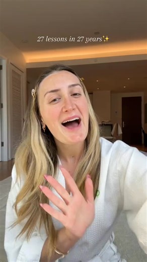 27 lessons i’ve learned in 27 years inspired by @Anastazia❤️ | Audrey Peters | Facebook