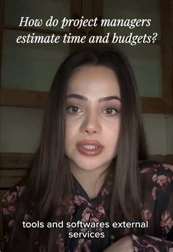 How do project managers estimate time and budgets? Let’s learn 👆🏻📊 #projectmanagement #projectmanager #budget #budgeting #time