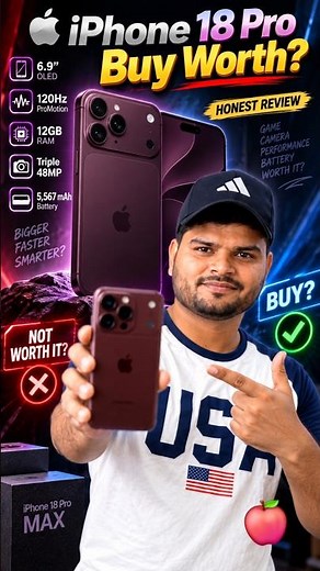 iPhone 18 Pro Buy Worth It? 📱 | Honest Review, Price, Camera, Battery & Features 😱